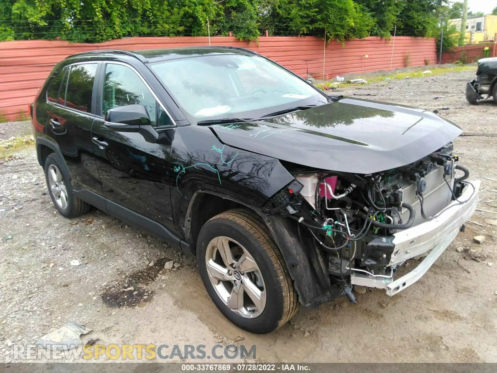 1 Photograph of a damaged car 4T3B6RFV4MU022714 TOYOTA RAV4 2021