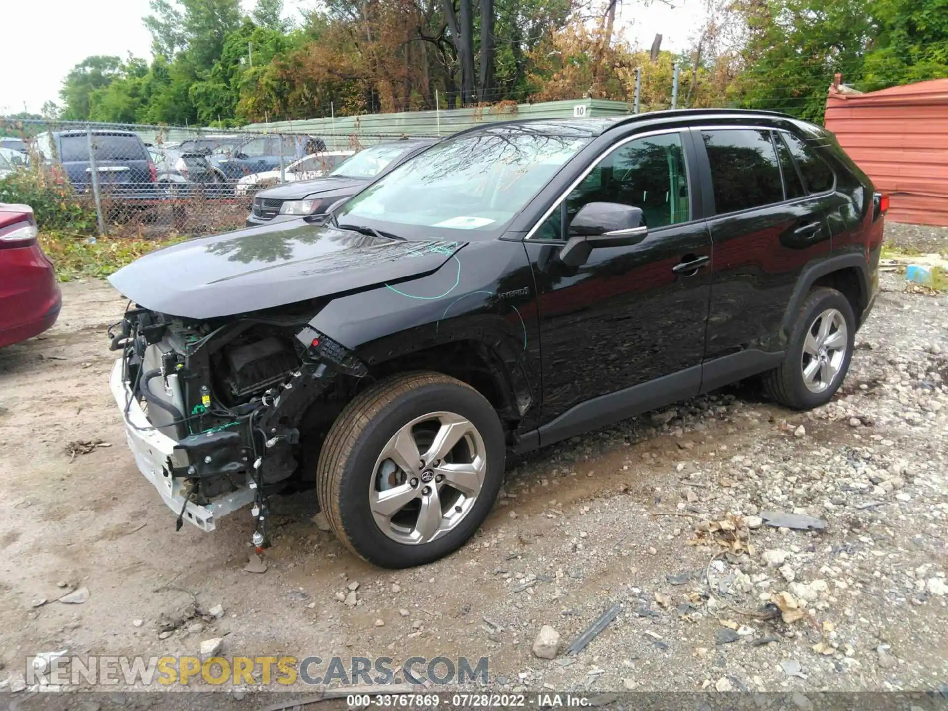 2 Photograph of a damaged car 4T3B6RFV4MU022714 TOYOTA RAV4 2021