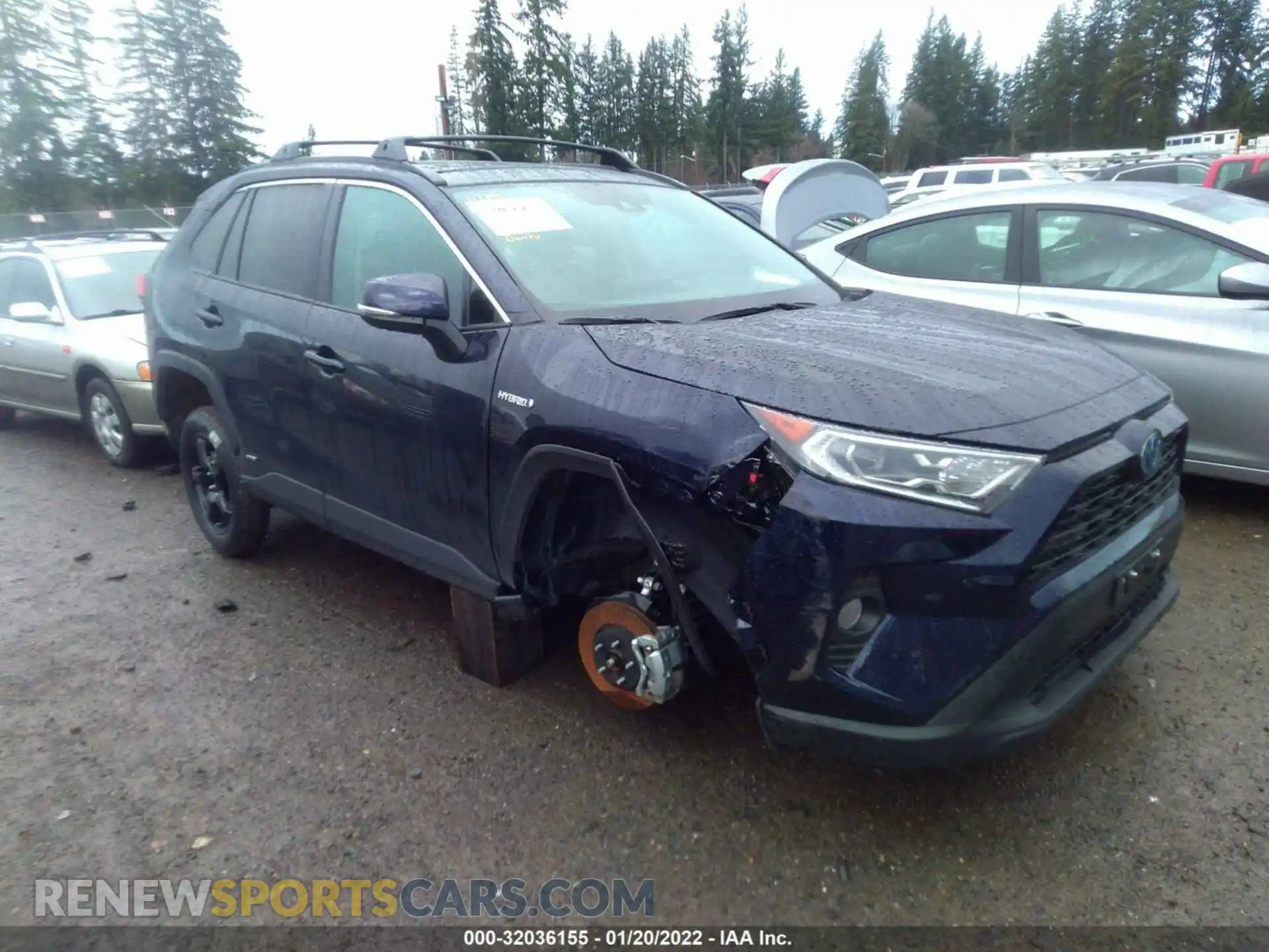 1 Фотография поврежденного автомобиля 4T3B6RFV4MU042333 TOYOTA RAV4 2021