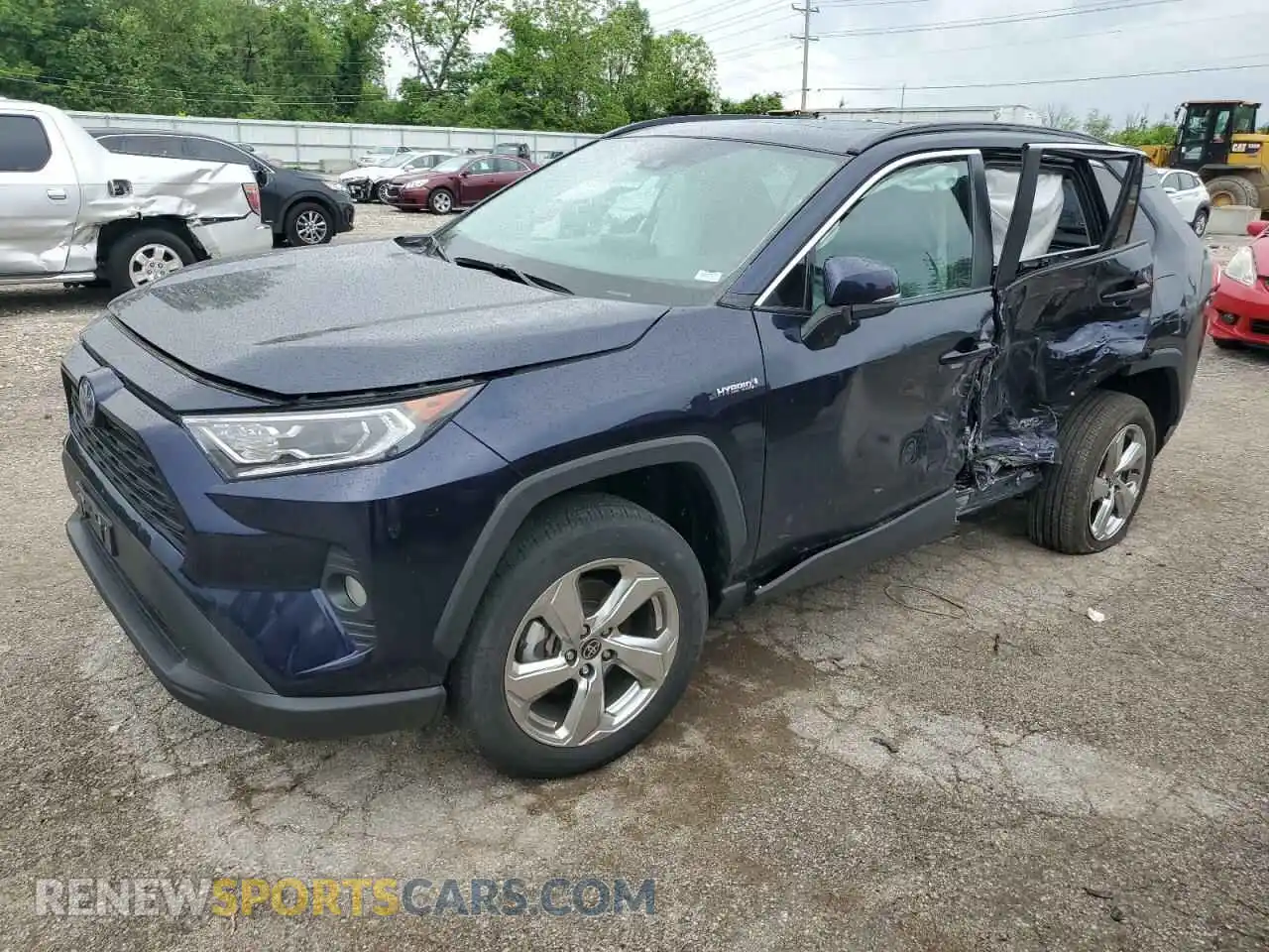 1 Photograph of a damaged car 4T3B6RFV4MU059746 TOYOTA RAV4 2021