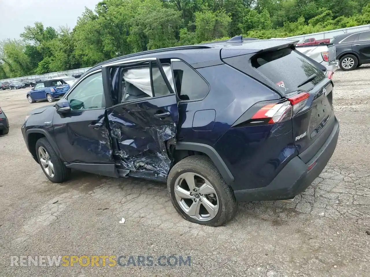 2 Photograph of a damaged car 4T3B6RFV4MU059746 TOYOTA RAV4 2021