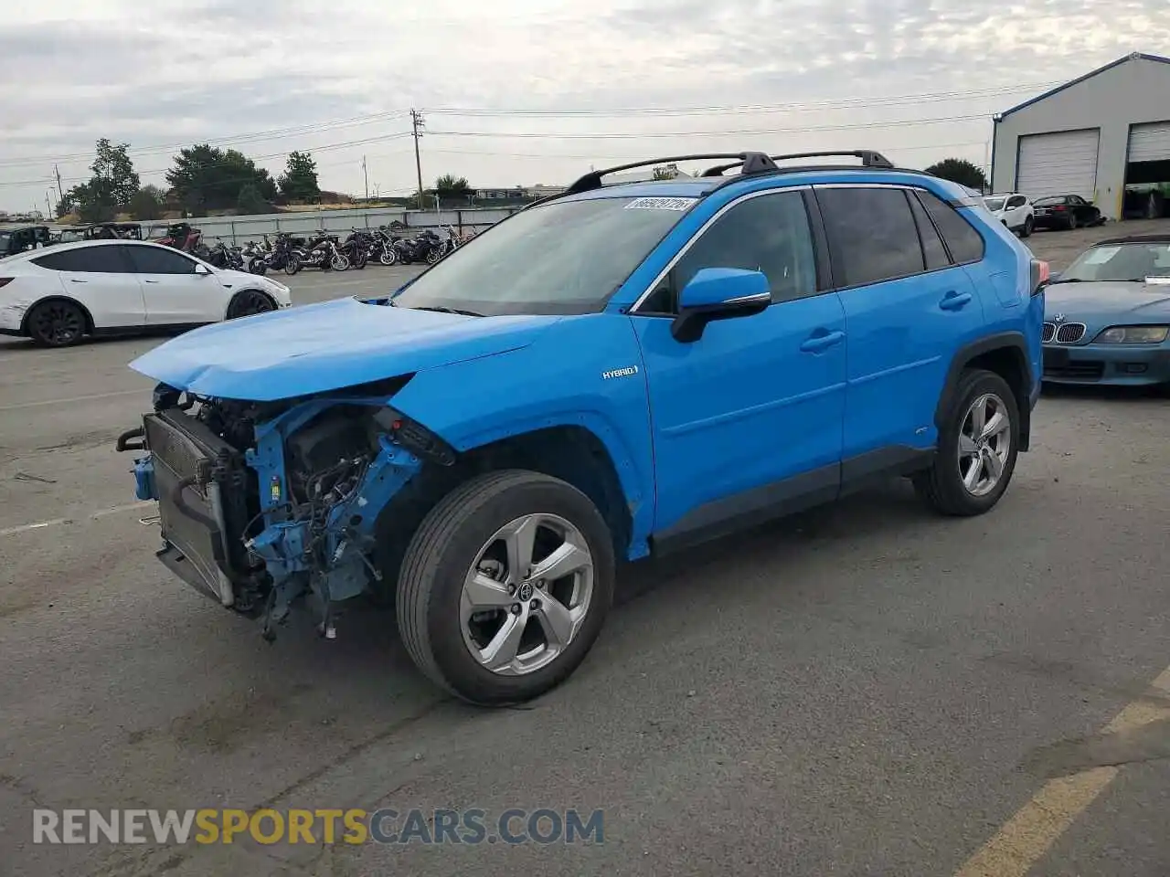 1 fotografías del automóvil dañado 4T3B6RFV5MU032135 TOYOTA RAV4 2021