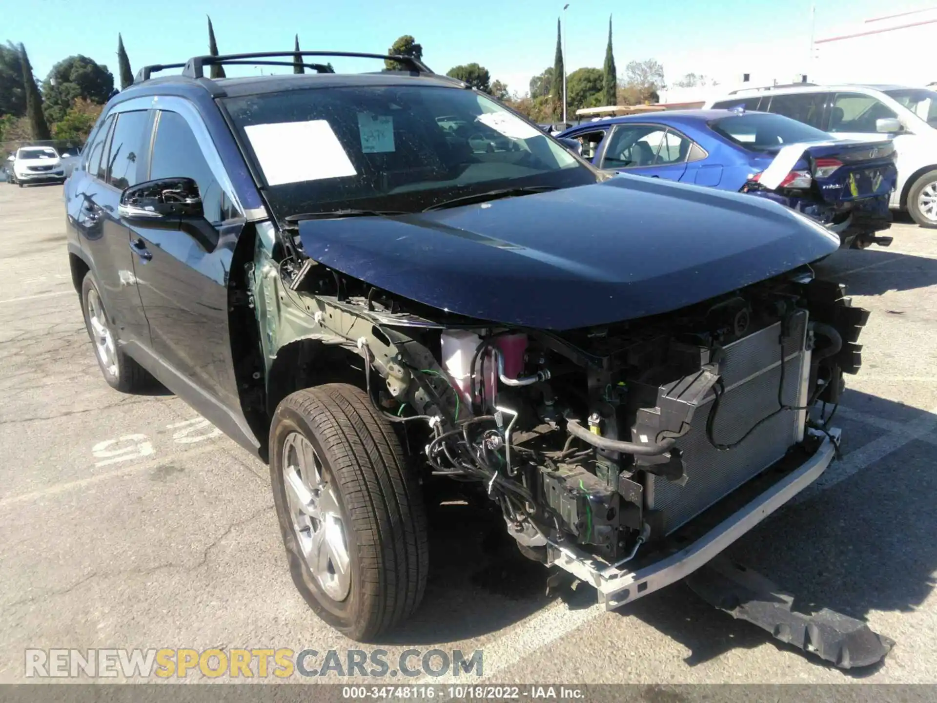 1 Photograph of a damaged car 4T3B6RFV5MU055110 TOYOTA RAV4 2021
