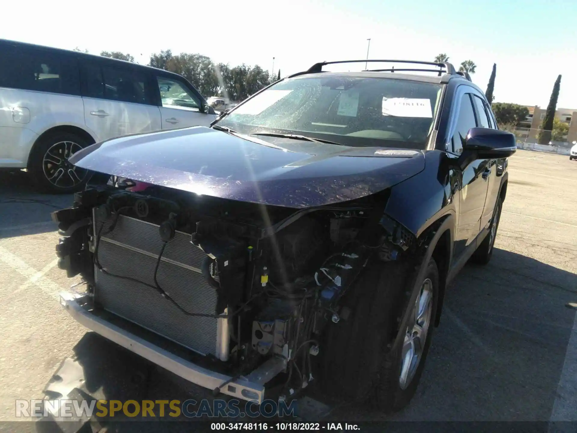 2 Photograph of a damaged car 4T3B6RFV5MU055110 TOYOTA RAV4 2021