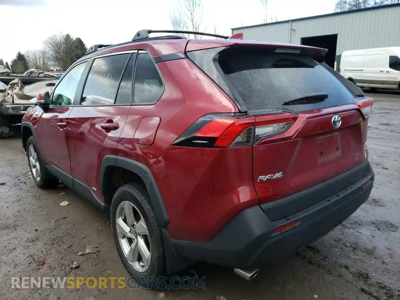 3 fotografías del automóvil dañado 4T3B6RFV6MU038509 TOYOTA RAV4 2021