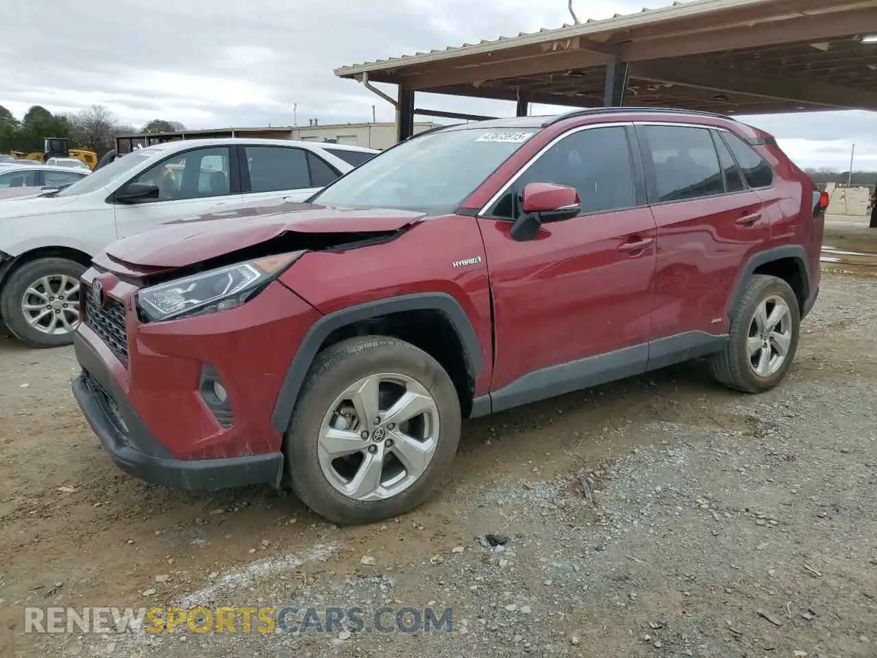 1 Photograph of a damaged car 4T3B6RFV6MU040003 TOYOTA RAV4 2021