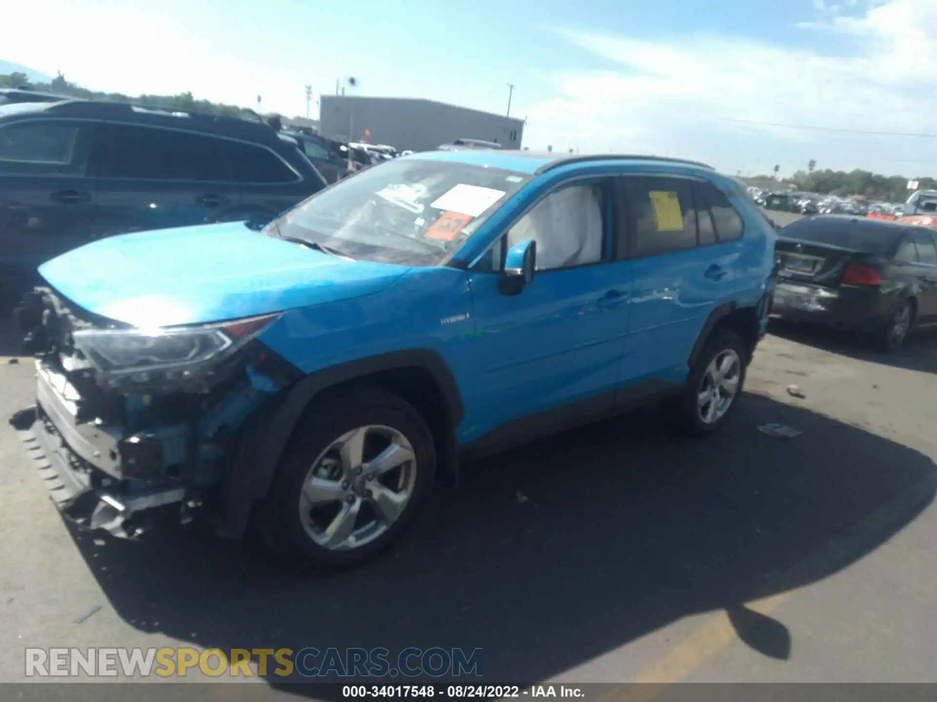 2 Photograph of a damaged car 4T3B6RFV7MU019242 TOYOTA RAV4 2021