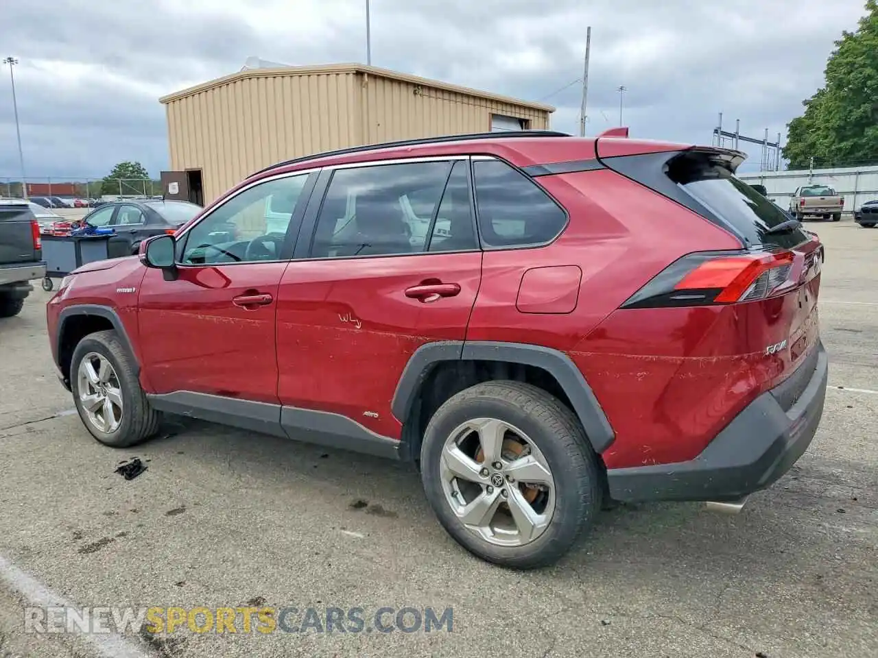 2 Photograph of a damaged car 4T3B6RFV7MU060809 TOYOTA RAV4 2021
