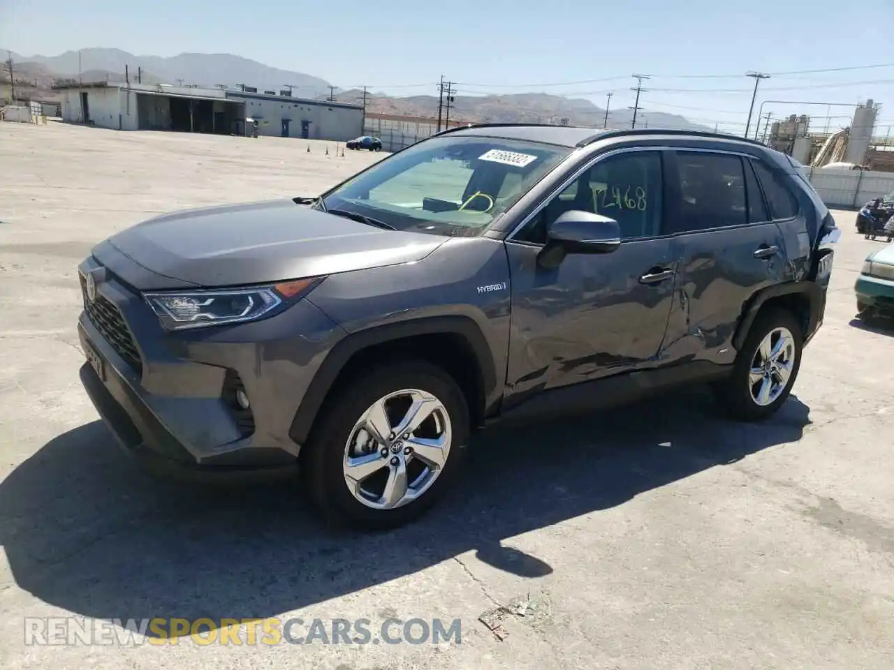 2 Photograph of a damaged car 4T3B6RFV8MU021601 TOYOTA RAV4 2021