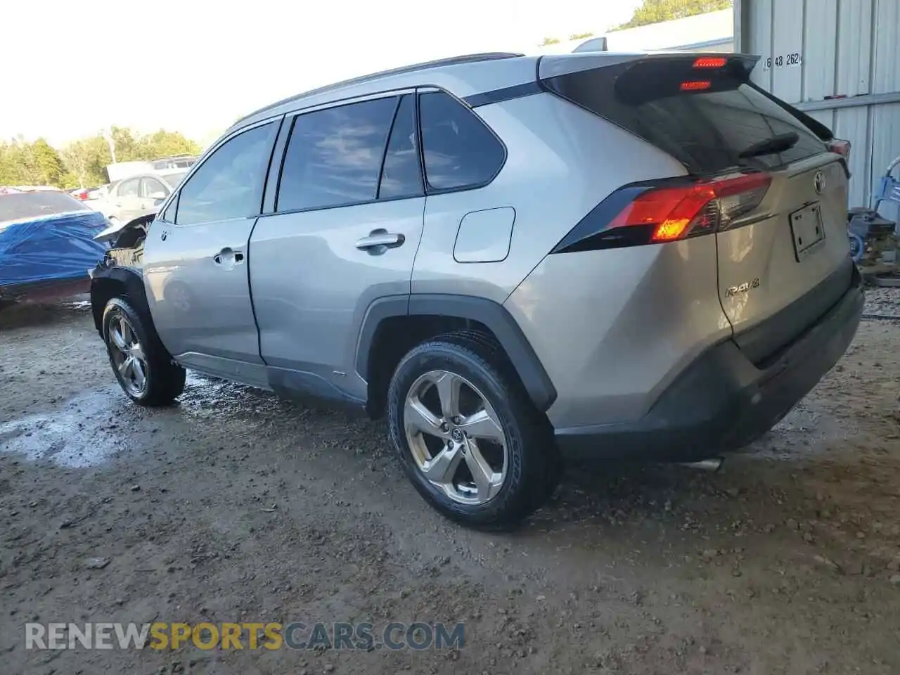 2 fotografías del automóvil dañado 4T3B6RFV8MU027429 TOYOTA RAV4 2021