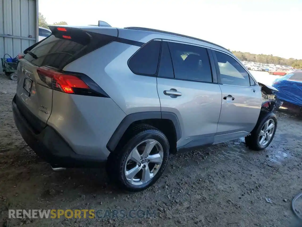 3 fotografías del automóvil dañado 4T3B6RFV8MU027429 TOYOTA RAV4 2021
