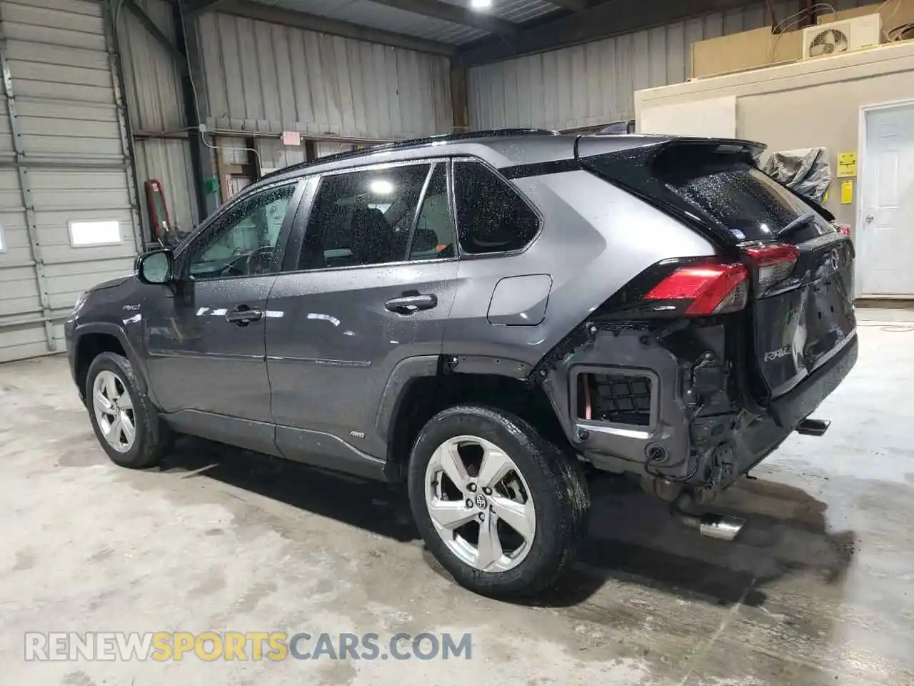2 Photograph of a damaged car 4T3B6RFV8MU053206 TOYOTA RAV4 2021