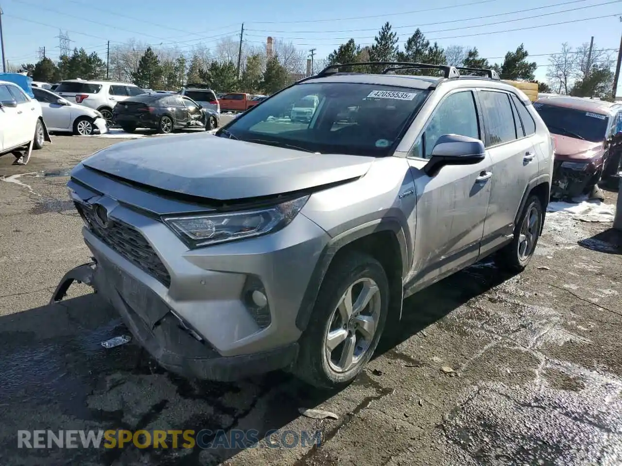 1 Photograph of a damaged car 4T3B6RFV8MU060947 TOYOTA RAV4 2021