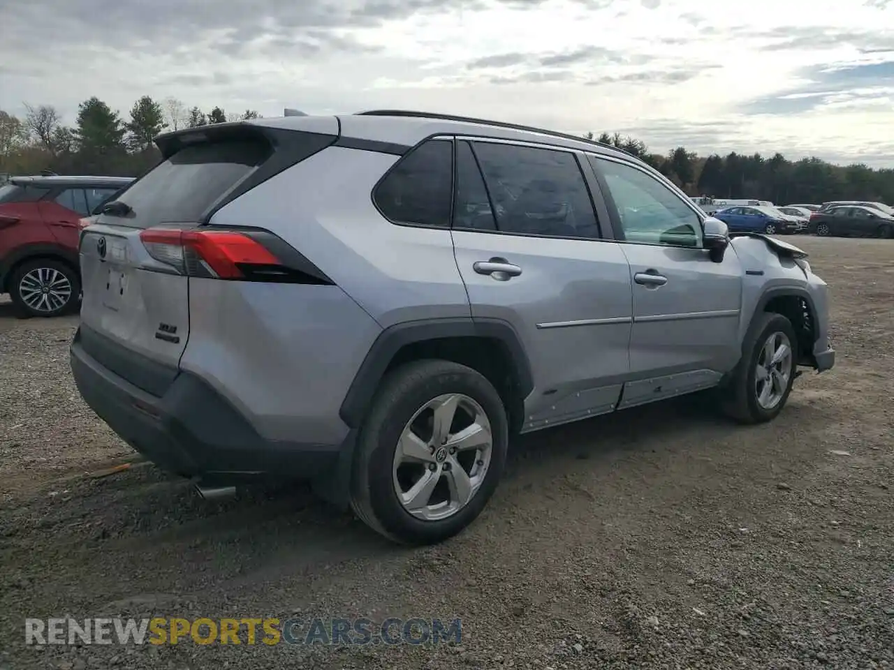 3 fotografías del automóvil dañado 4T3B6RFV9MU055434 TOYOTA RAV4 2021