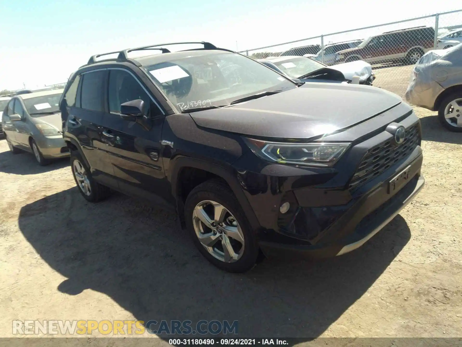 1 Photograph of a damaged car 4T3D6RFV3MU010806 TOYOTA RAV4 2021