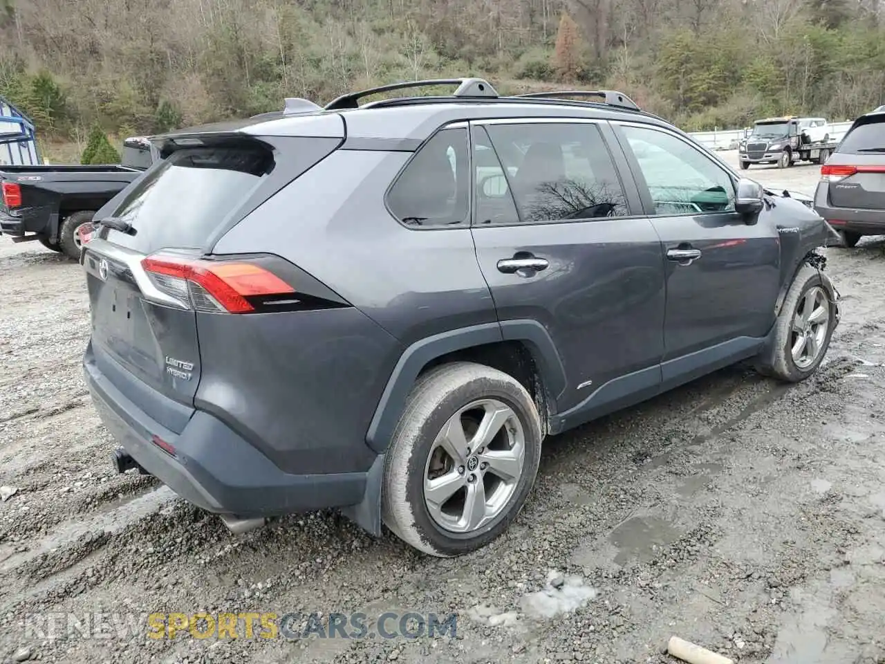 3 fotografías del automóvil dañado 4T3D6RFV3MU058127 TOYOTA RAV4 2021