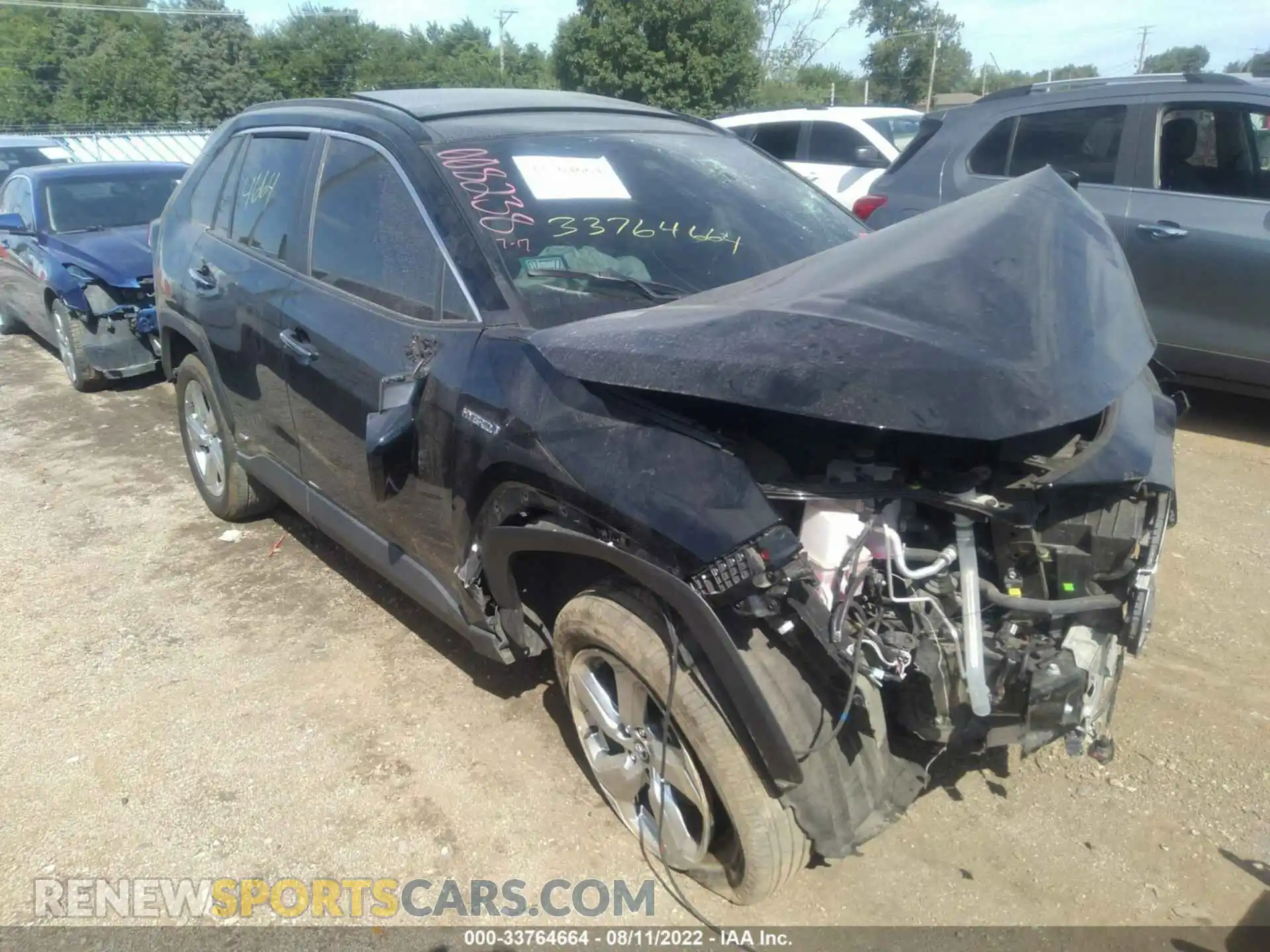 1 Photograph of a damaged car 4T3D6RFV4MU008238 TOYOTA RAV4 2021
