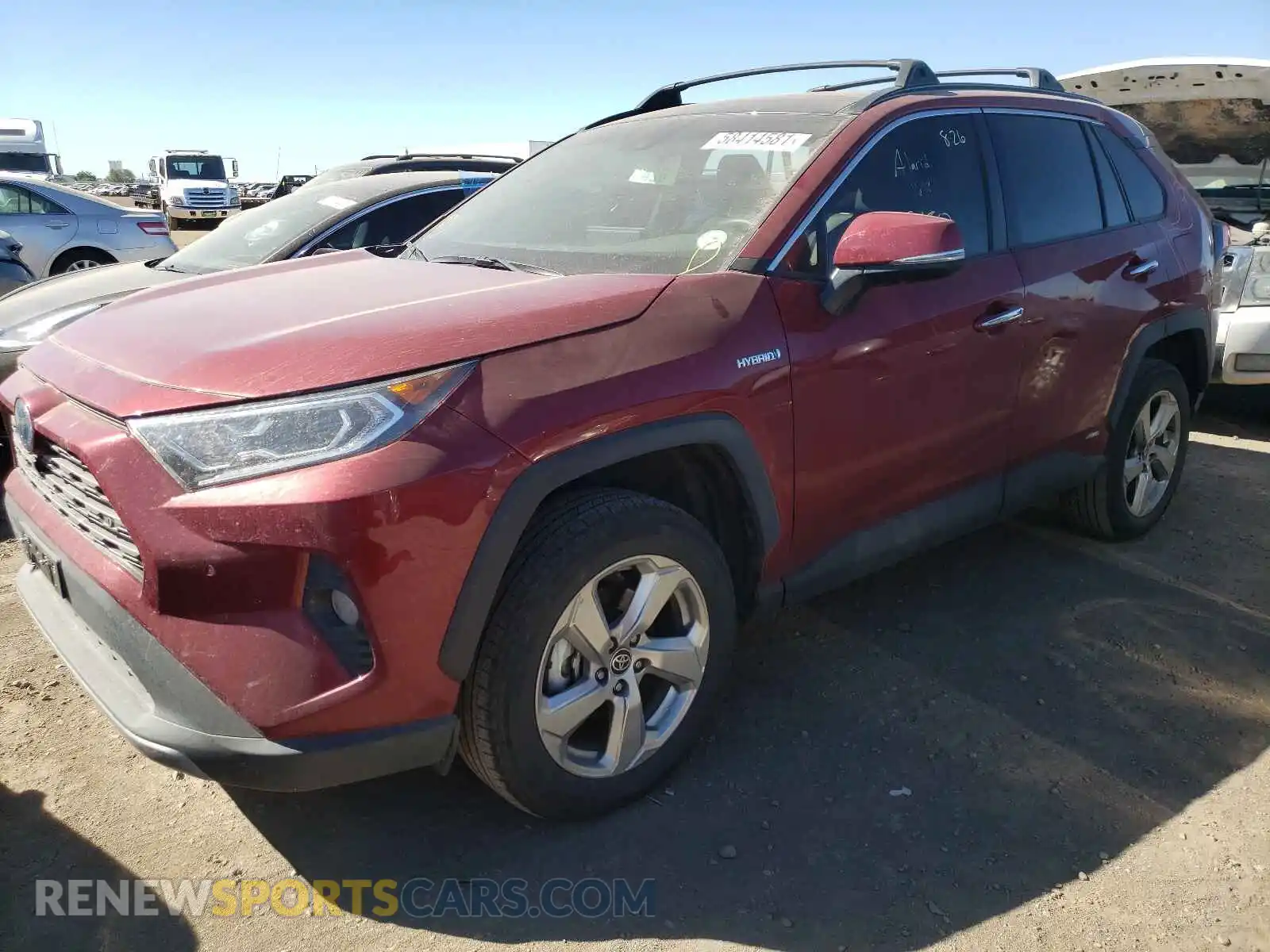 2 Photograph of a damaged car 4T3D6RFV4MU032779 TOYOTA RAV4 2021