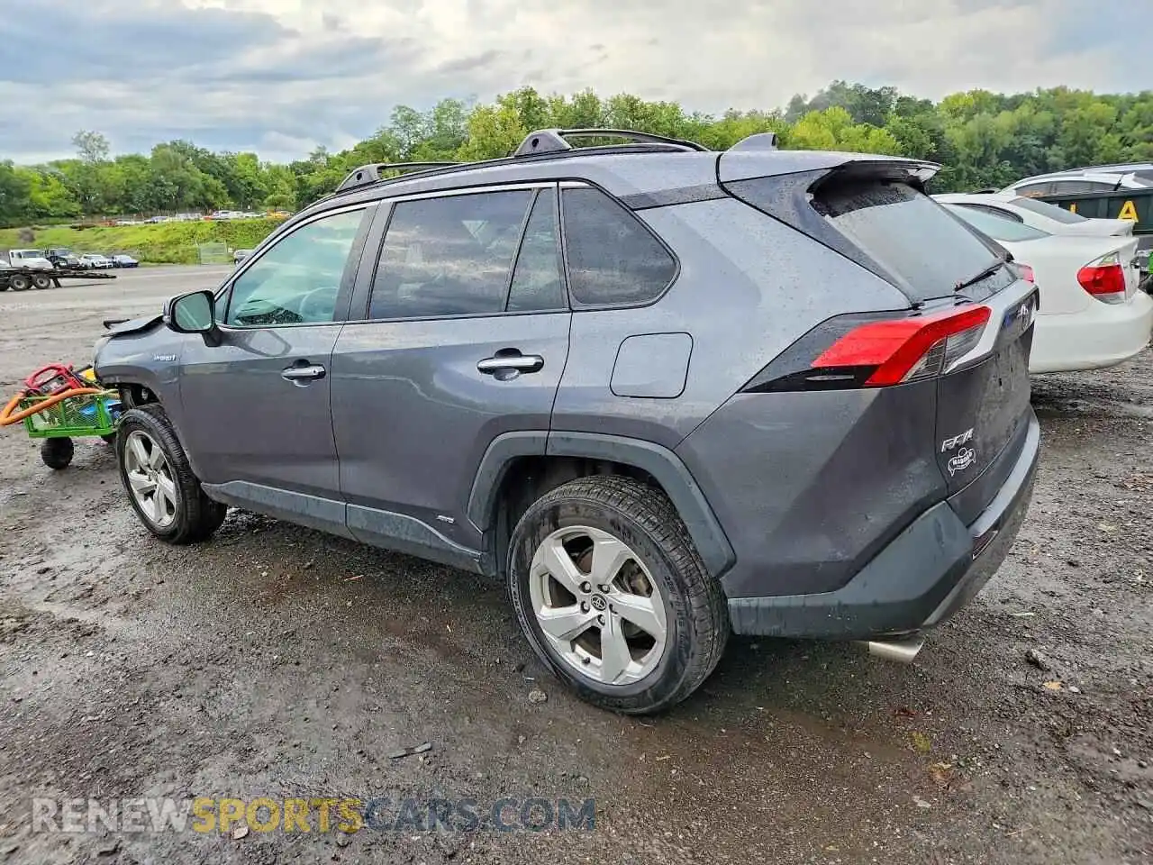 2 fotografías del automóvil dañado 4T3D6RFV4MU033253 TOYOTA RAV4 2021