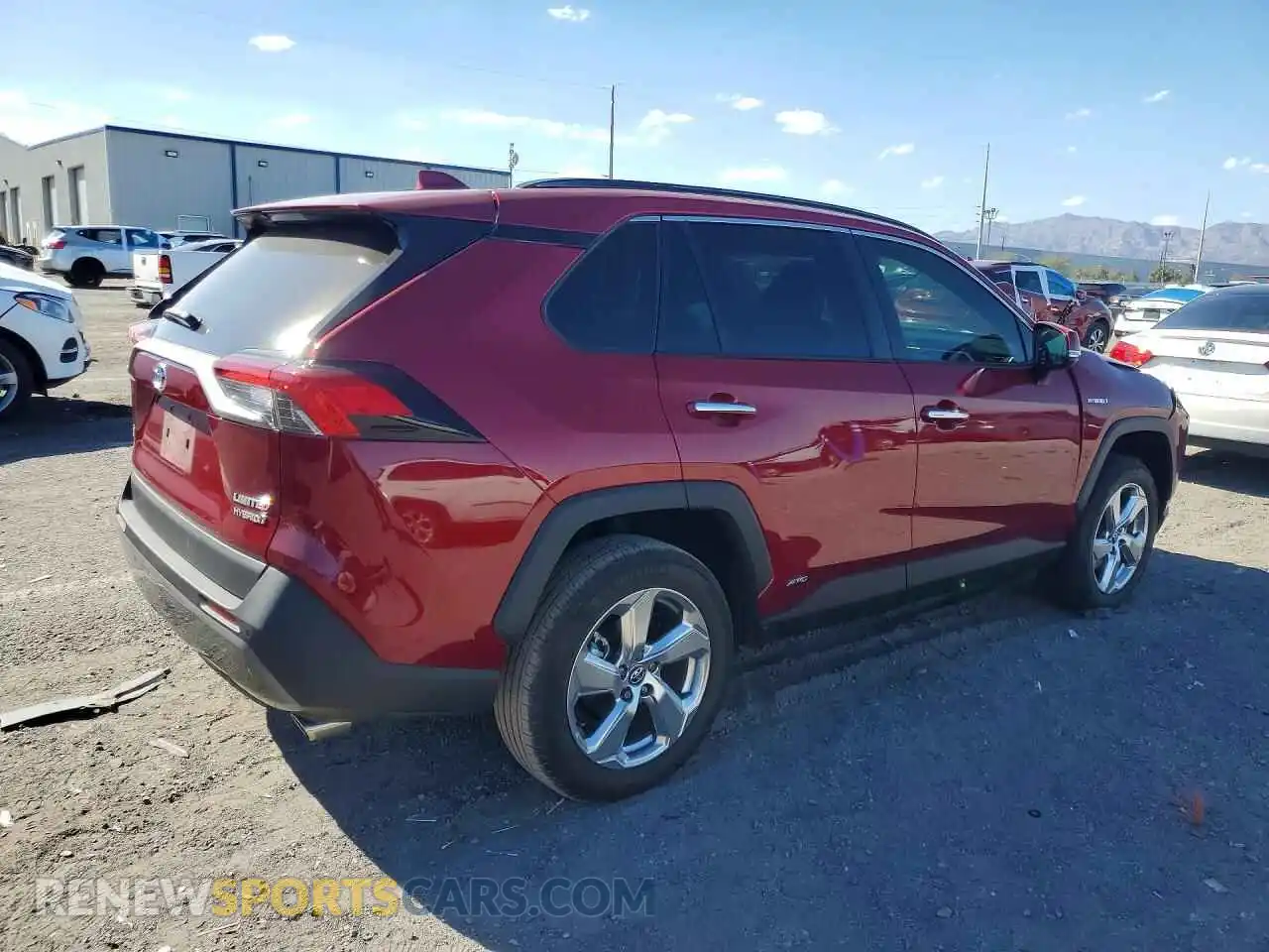3 Фотография поврежденного автомобиля 4T3D6RFV5MU027350 TOYOTA RAV4 2021
