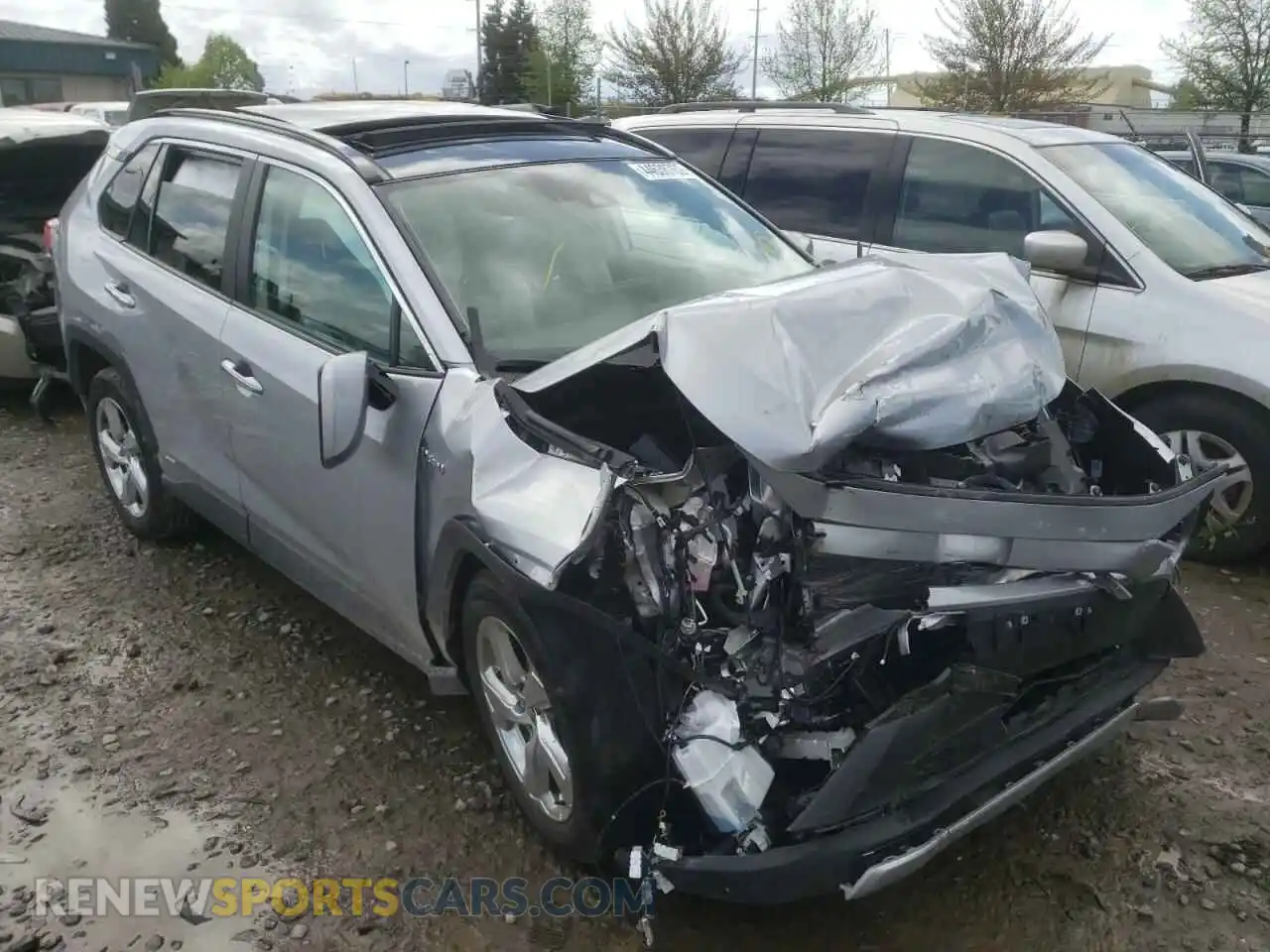 1 Photograph of a damaged car 4T3D6RFV5MU036145 TOYOTA RAV4 2021