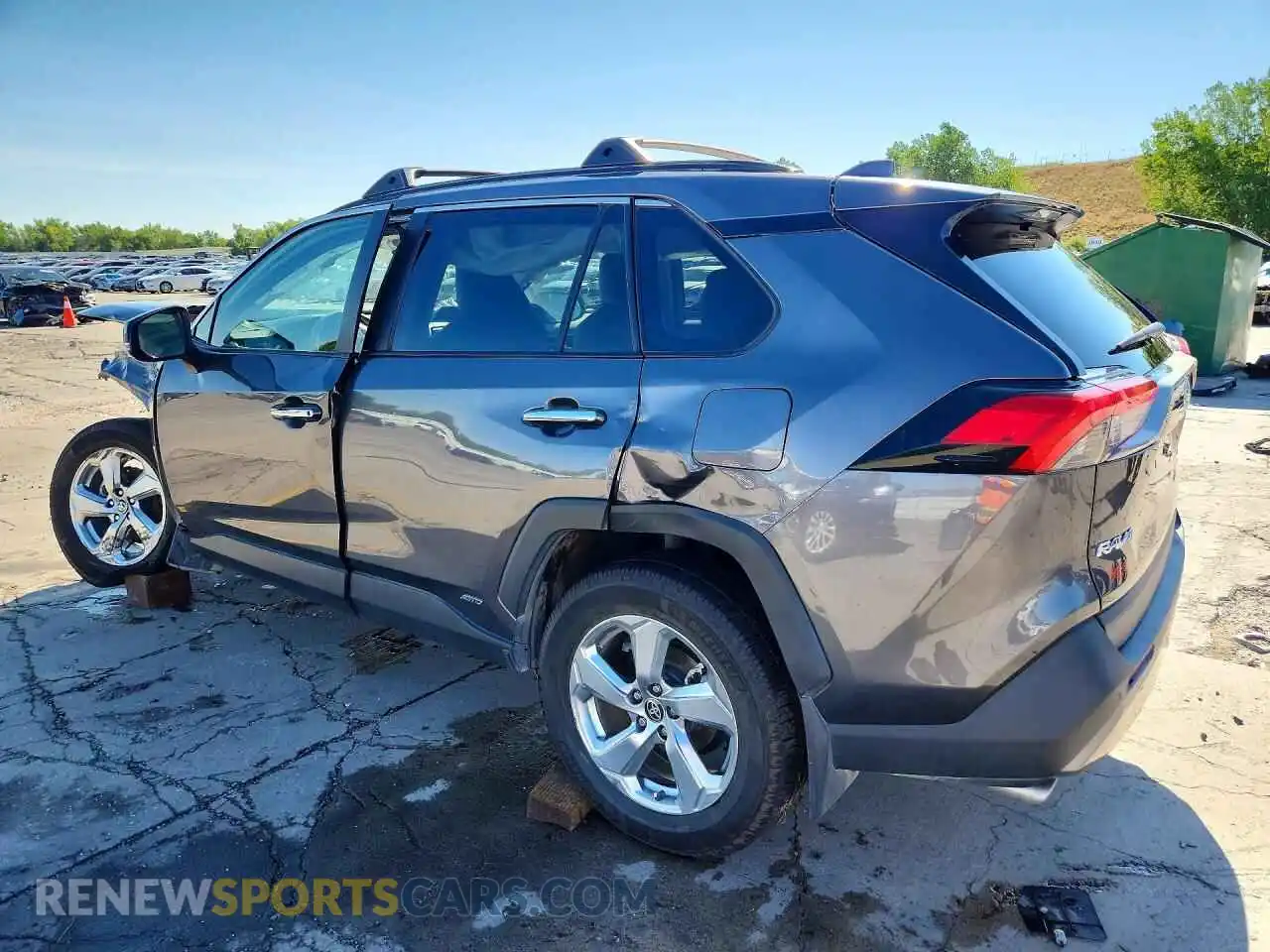 2 fotografías del automóvil dañado 4T3D6RFV5MU060977 TOYOTA RAV4 2021