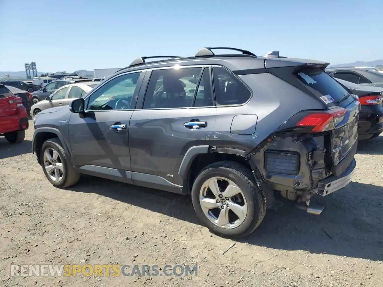 2 fotografías del automóvil dañado 4T3D6RFV6MU058624 TOYOTA RAV4 2021