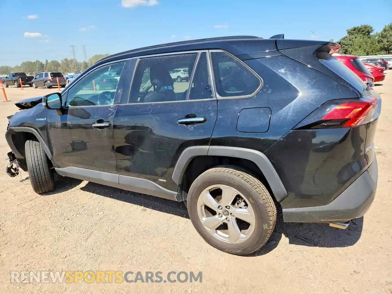 2 fotografías del automóvil dañado 4T3D6RFV8MU037127 TOYOTA RAV4 2021