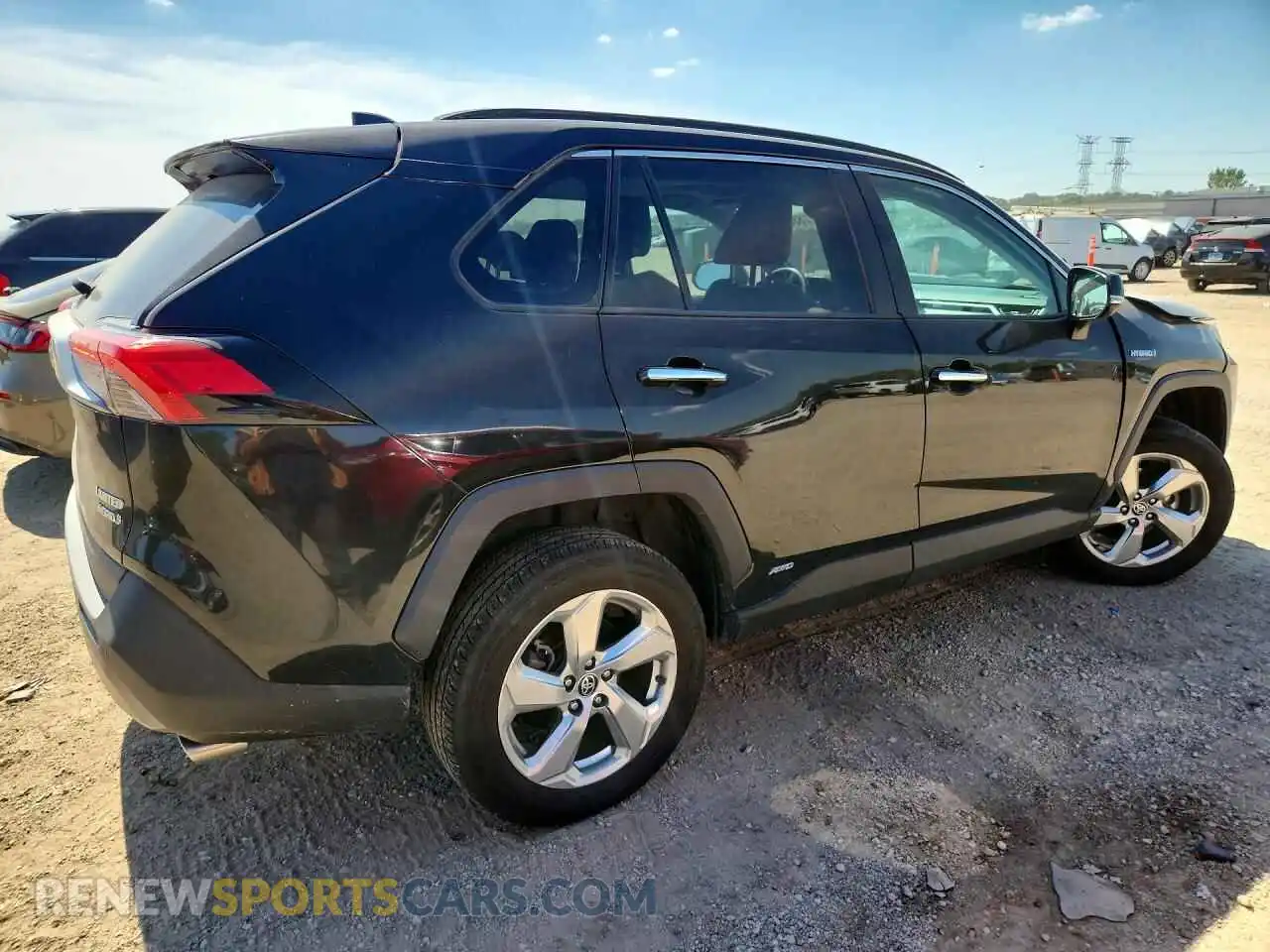 3 fotografías del automóvil dañado 4T3D6RFV8MU037127 TOYOTA RAV4 2021
