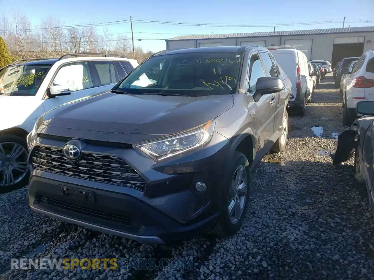 2 fotografías del automóvil dañado 4T3D6RFV9MU011359 TOYOTA RAV4 2021