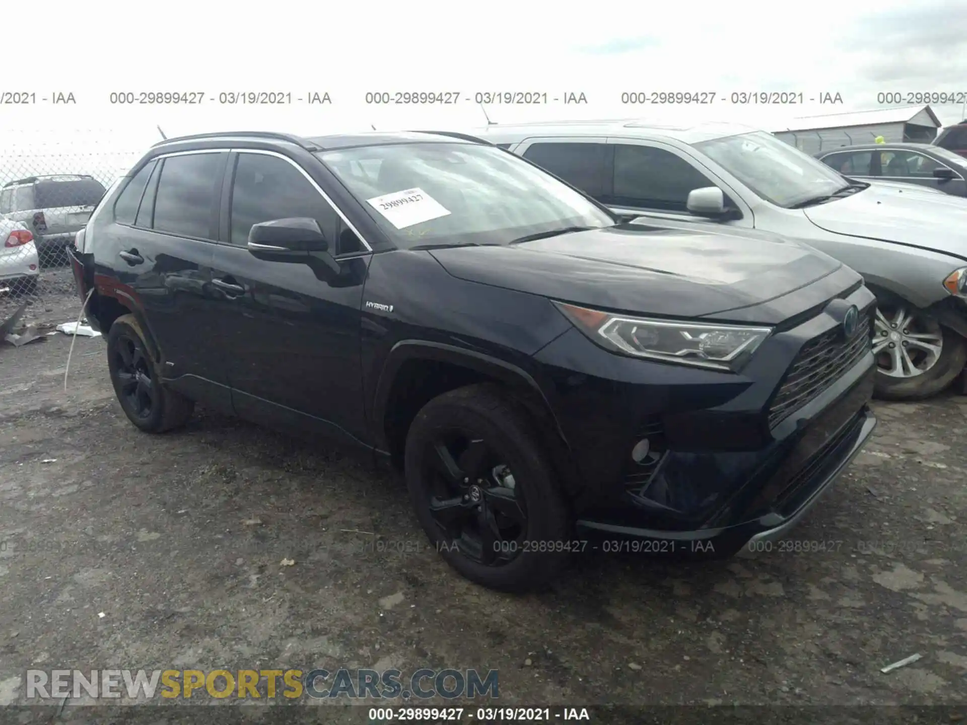1 Photograph of a damaged car 4T3E6RFV0MU021105 TOYOTA RAV4 2021