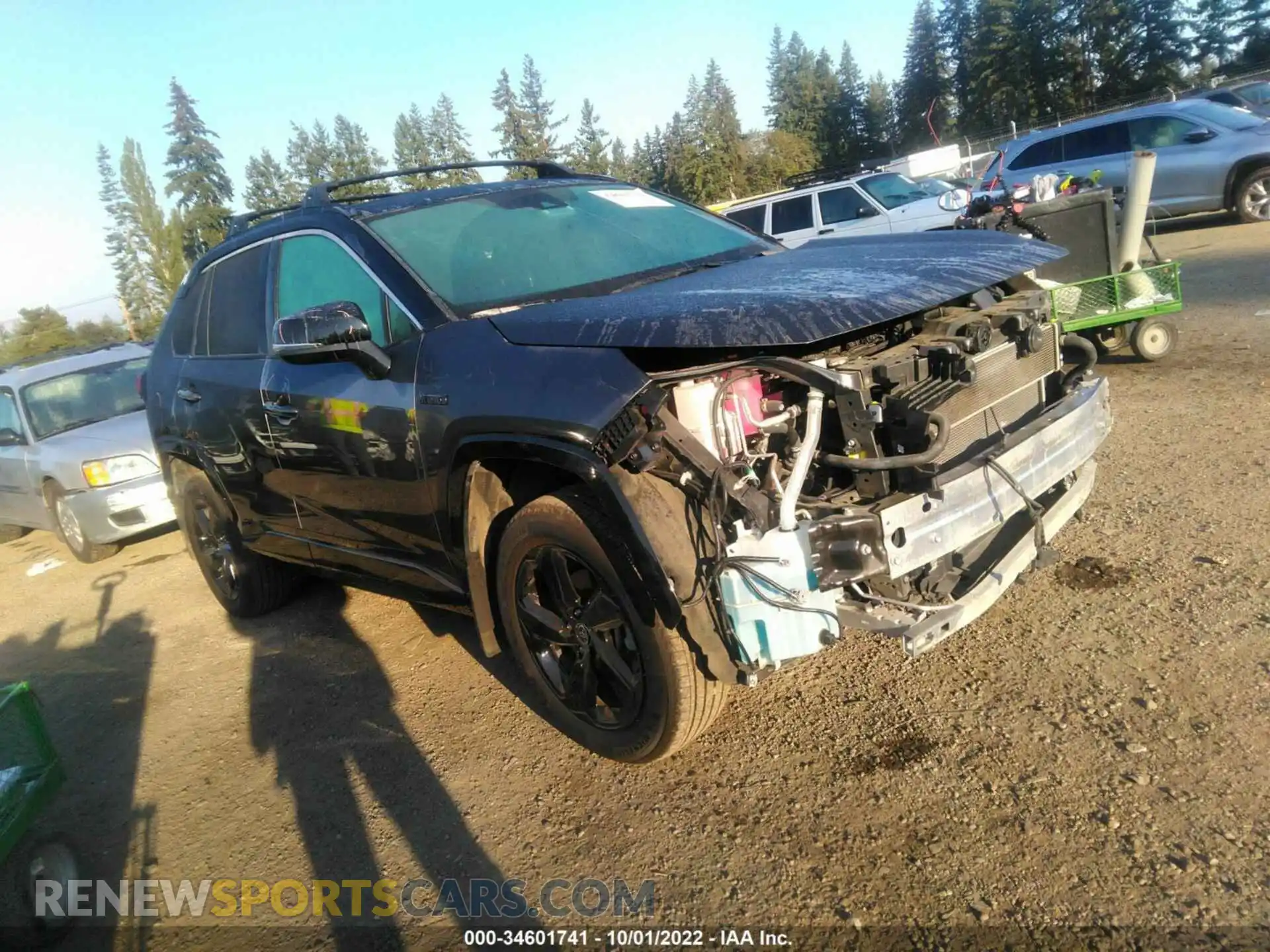 1 Photograph of a damaged car 4T3E6RFV0MU034761 TOYOTA RAV4 2021