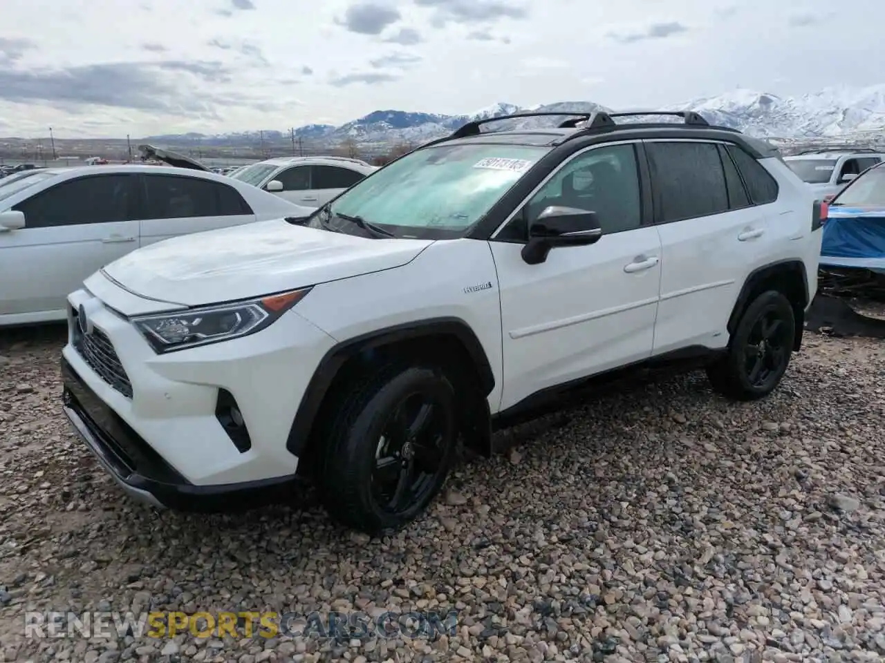 1 Photograph of a damaged car 4T3E6RFV0MU060163 TOYOTA RAV4 2021