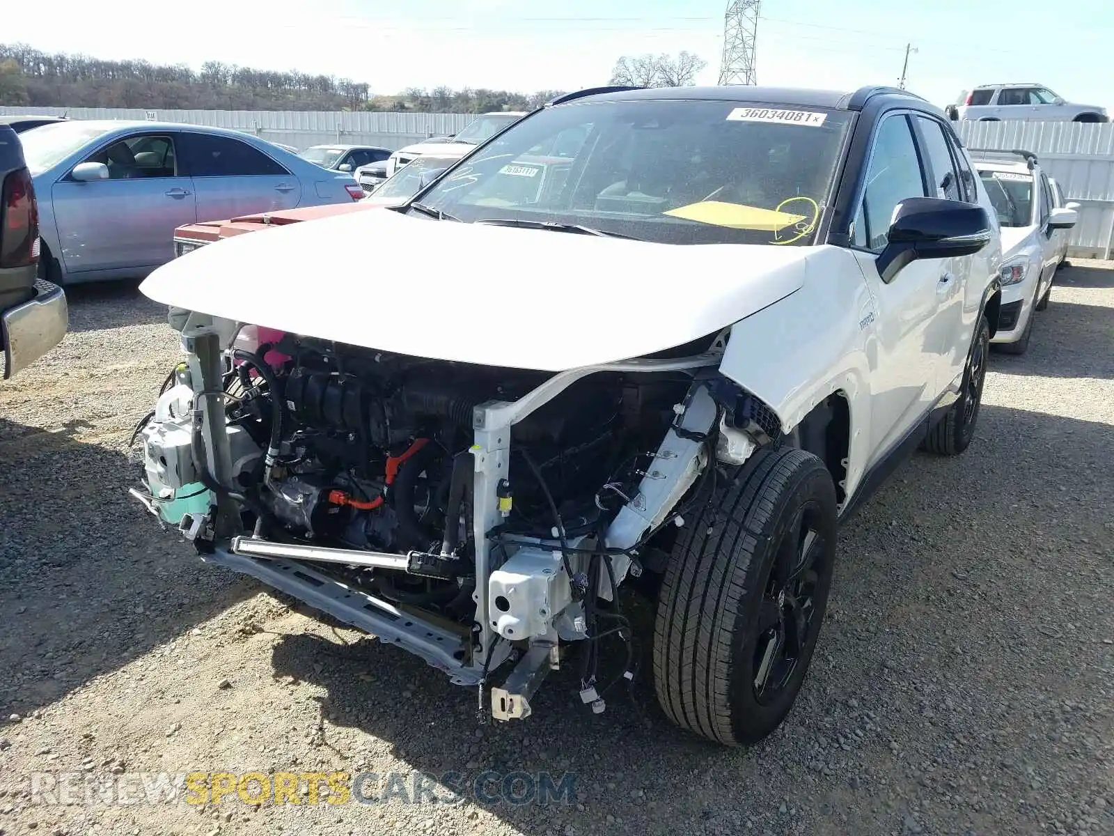 2 Photograph of a damaged car 4T3E6RFV1MU025597 TOYOTA RAV4 2021