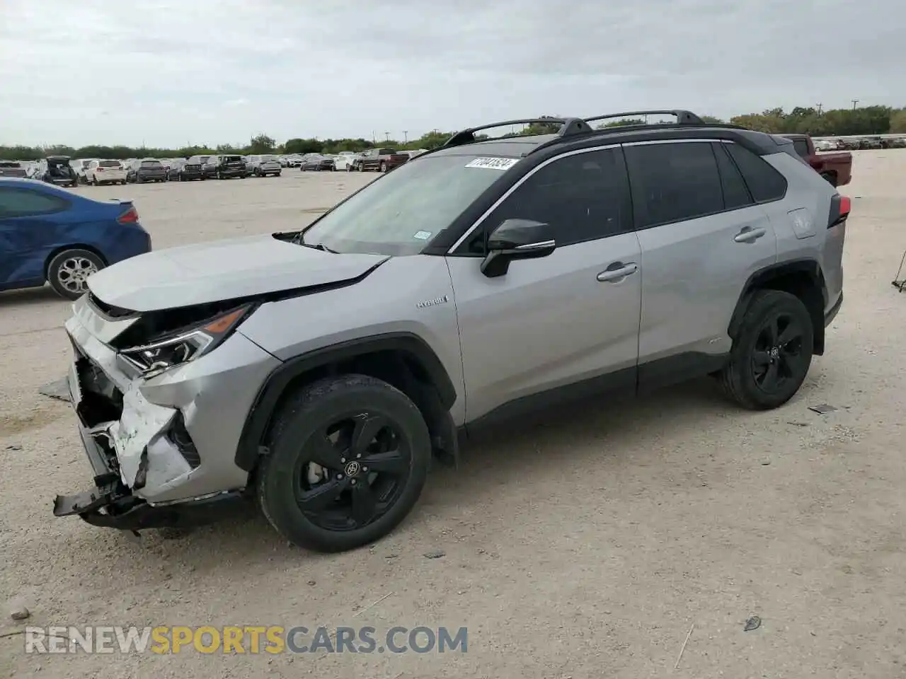1 Photograph of a damaged car 4T3E6RFV2MU033787 TOYOTA RAV4 2021