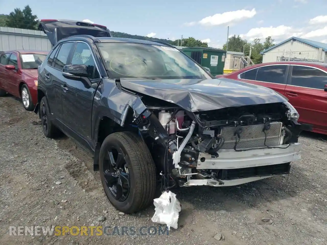 1 Photograph of a damaged car 4T3E6RFV2MU055689 TOYOTA RAV4 2021