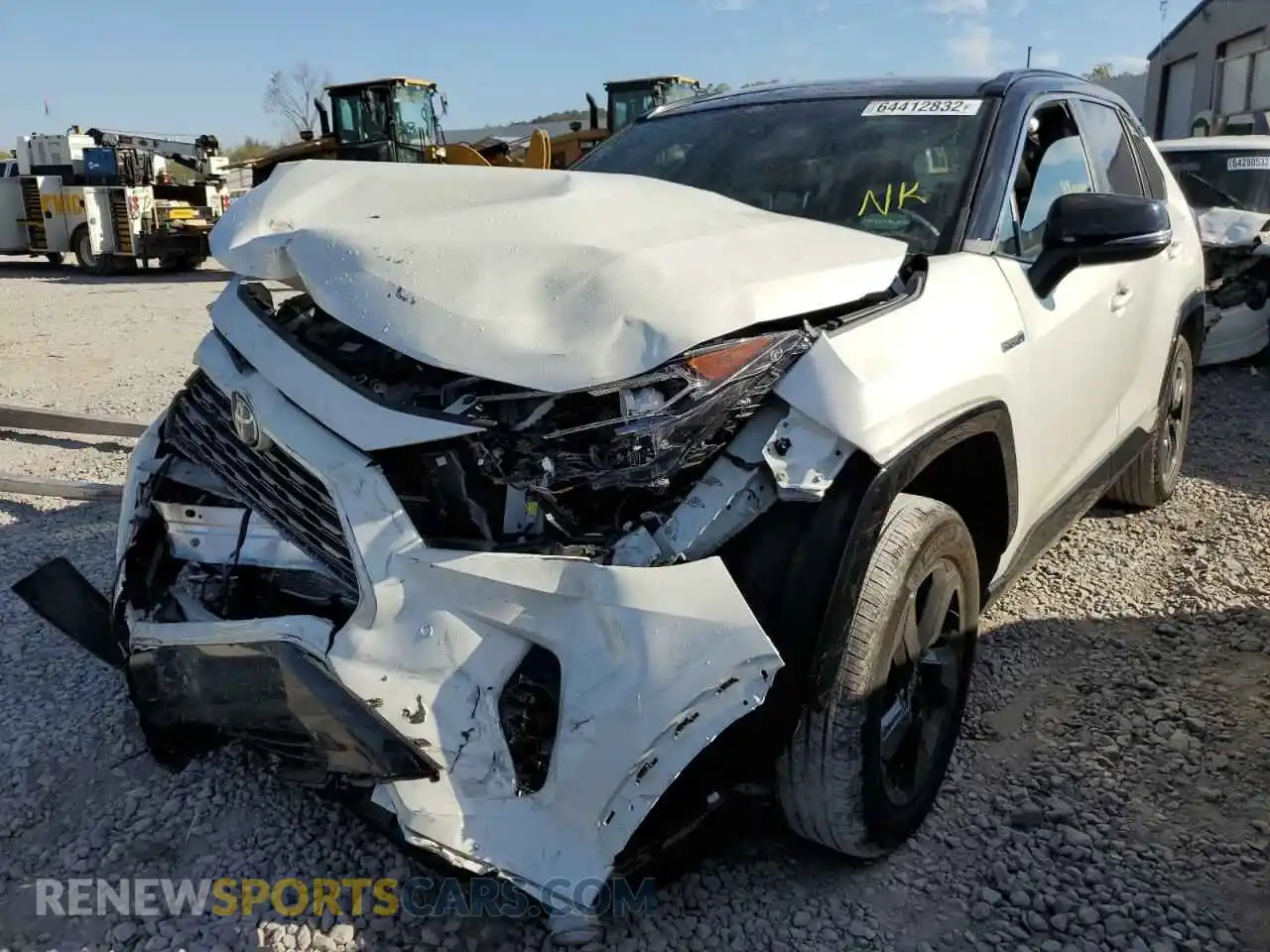 2 Photograph of a damaged car 4T3E6RFV3MU058682 TOYOTA RAV4 2021