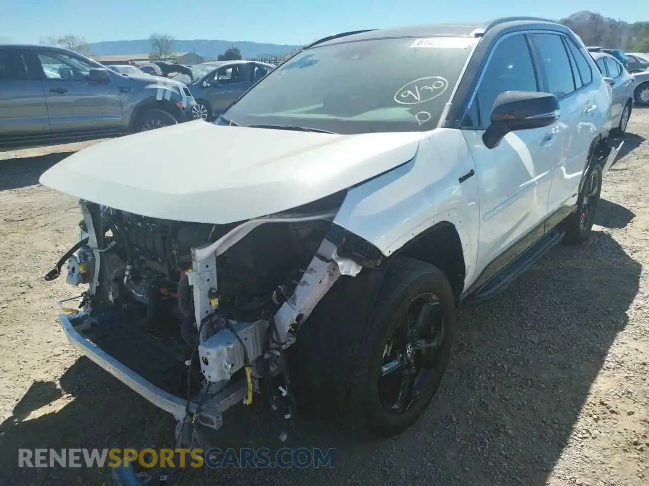 2 Photograph of a damaged car 4T3E6RFV4MU003531 TOYOTA RAV4 2021