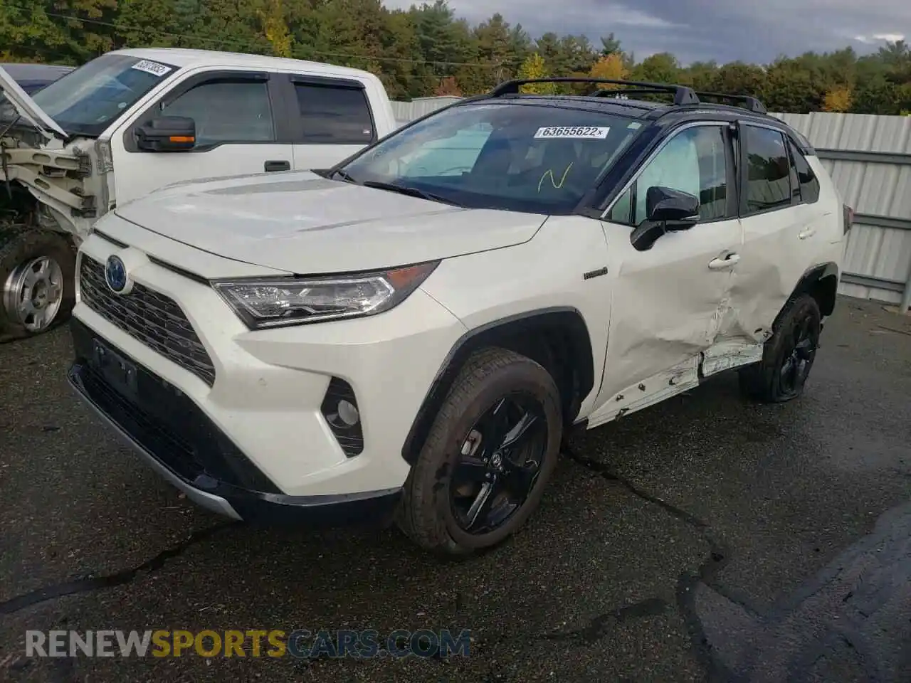 2 Photograph of a damaged car 4T3E6RFV4MU012195 TOYOTA RAV4 2021