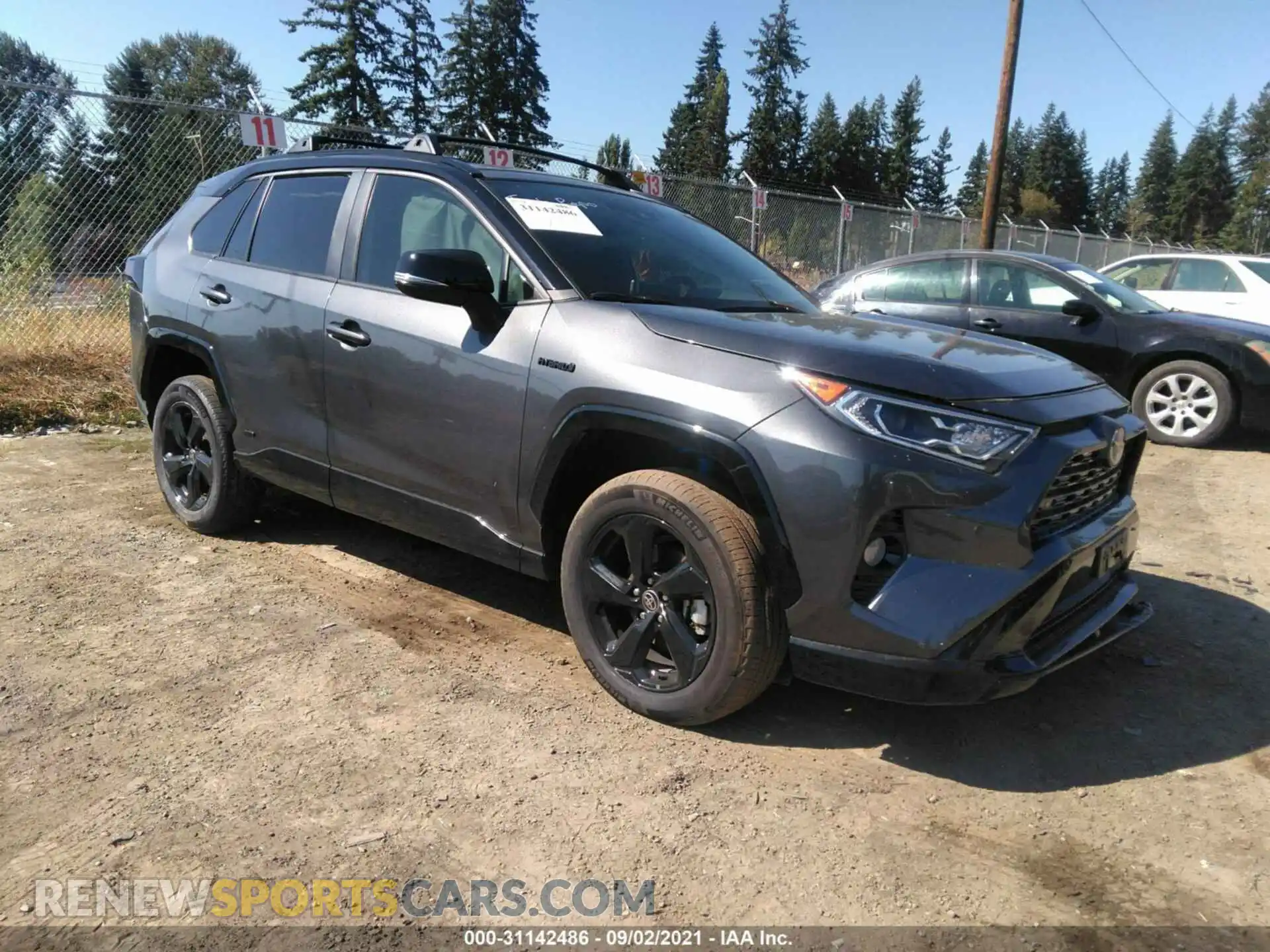1 Photograph of a damaged car 4T3E6RFV4MU032091 TOYOTA RAV4 2021