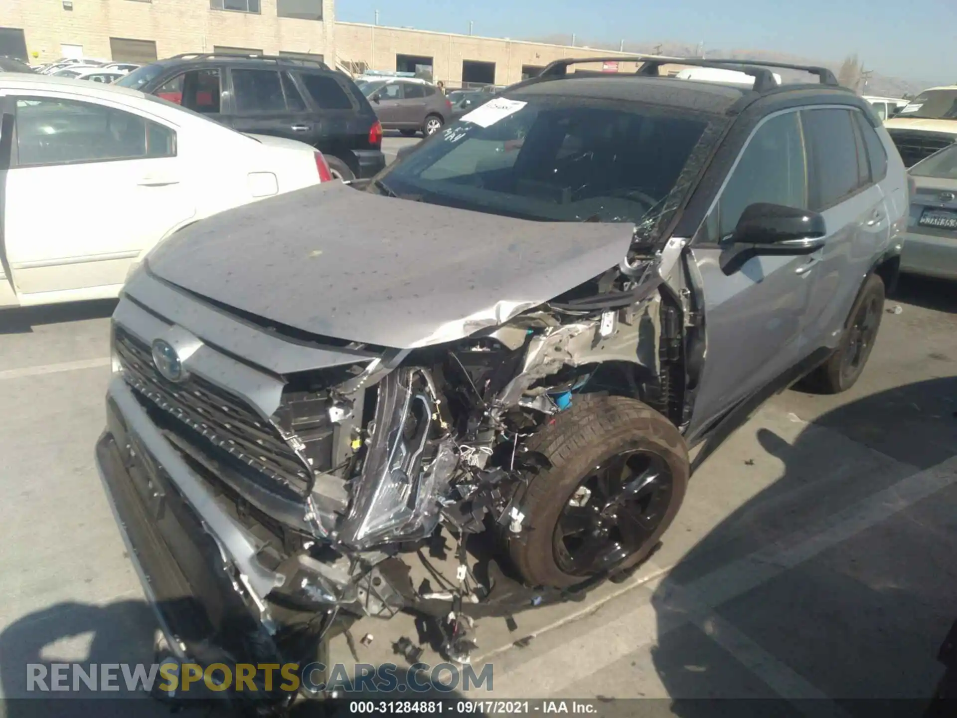 2 Photograph of a damaged car 4T3E6RFV4MU039297 TOYOTA RAV4 2021
