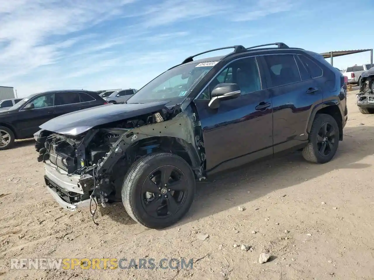 1 Photograph of a damaged car 4T3E6RFV4MU045813 TOYOTA RAV4 2021