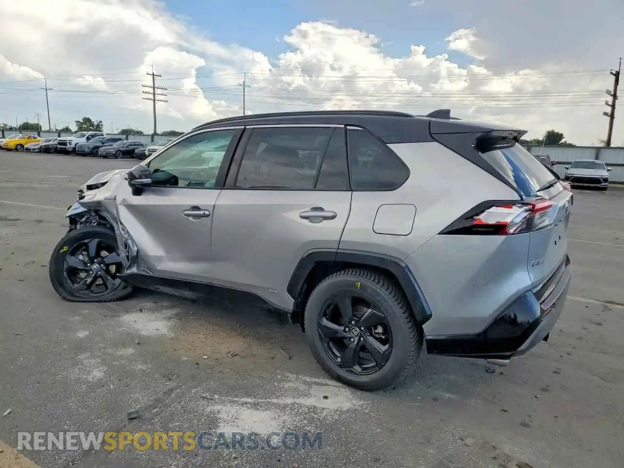 2 Photograph of a damaged car 4T3E6RFV4MU055905 TOYOTA RAV4 2021