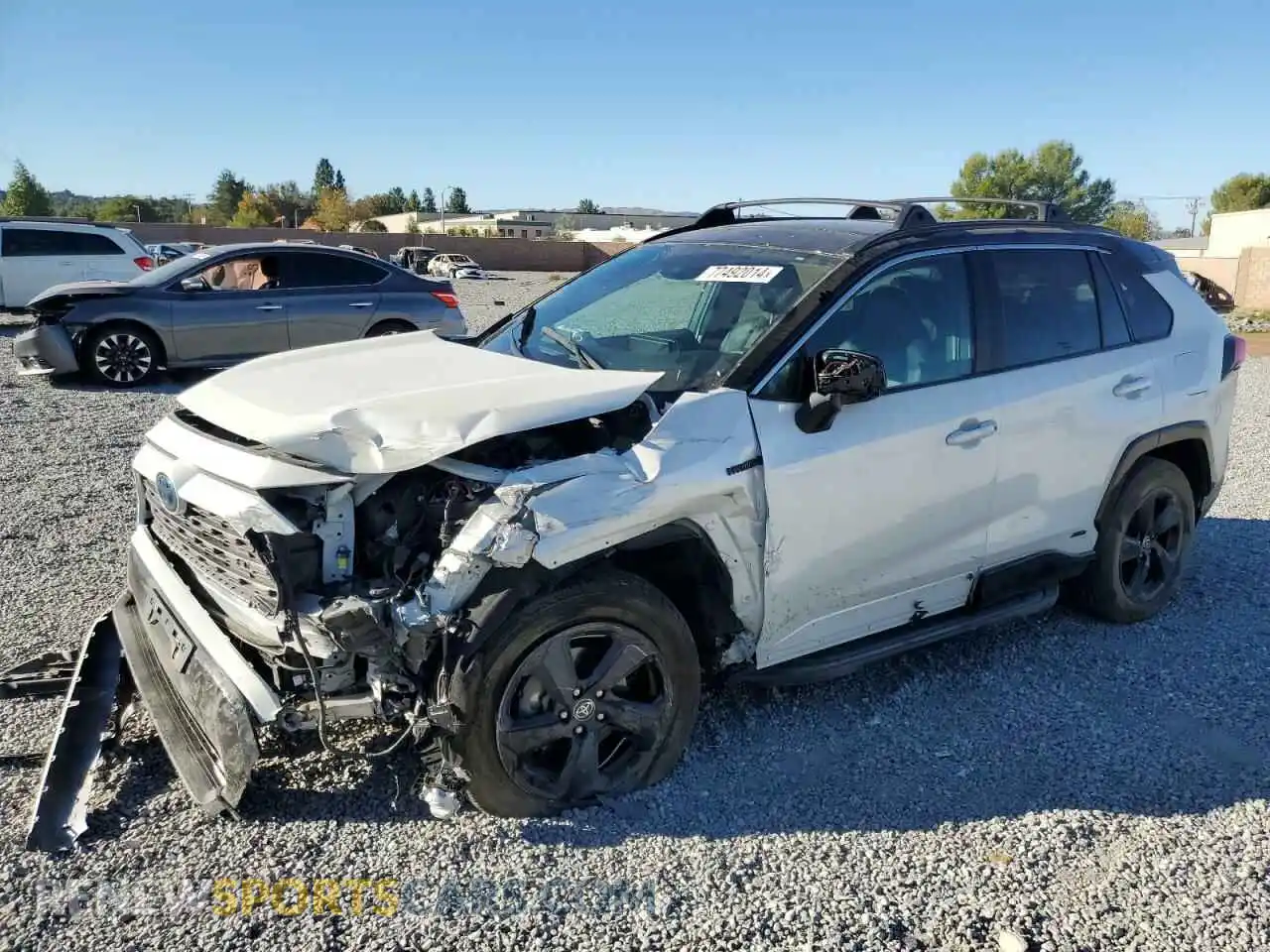 1 Photograph of a damaged car 4T3E6RFV5MU036683 TOYOTA RAV4 2021