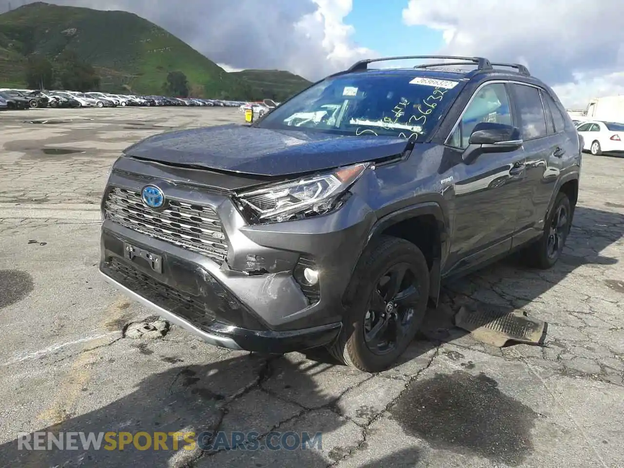 2 fotografías del automóvil dañado 4T3E6RFV5MU050051 TOYOTA RAV4 2021