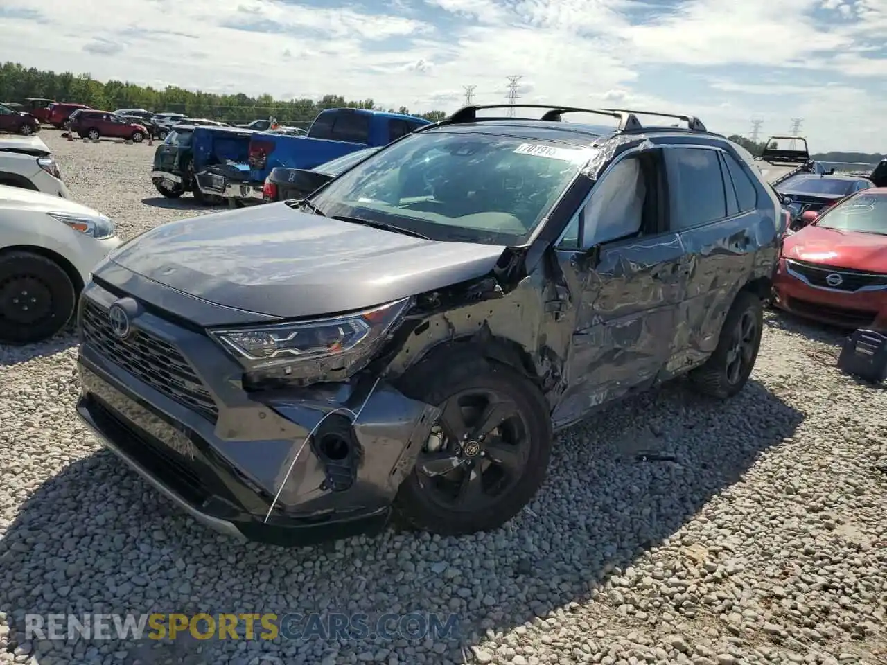 1 Photograph of a damaged car 4T3E6RFV6MU062368 TOYOTA RAV4 2021