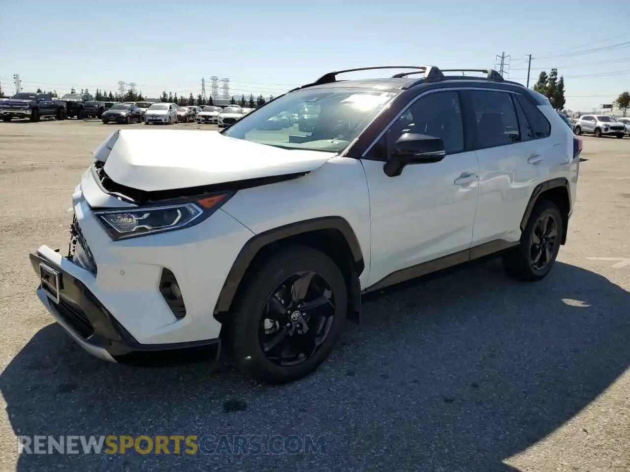 1 Photograph of a damaged car 4T3E6RFV8MU037696 TOYOTA RAV4 2021
