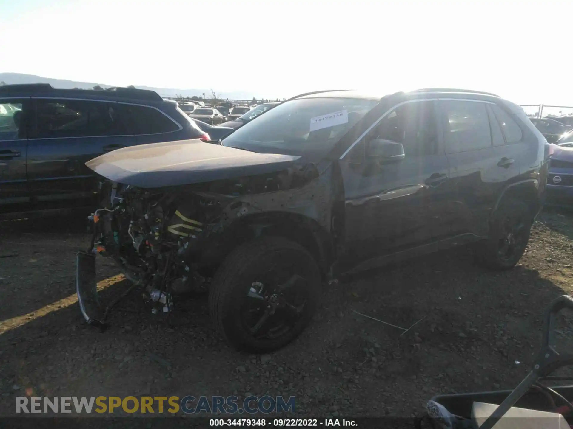2 Photograph of a damaged car 4T3E6RFV8MU041733 TOYOTA RAV4 2021