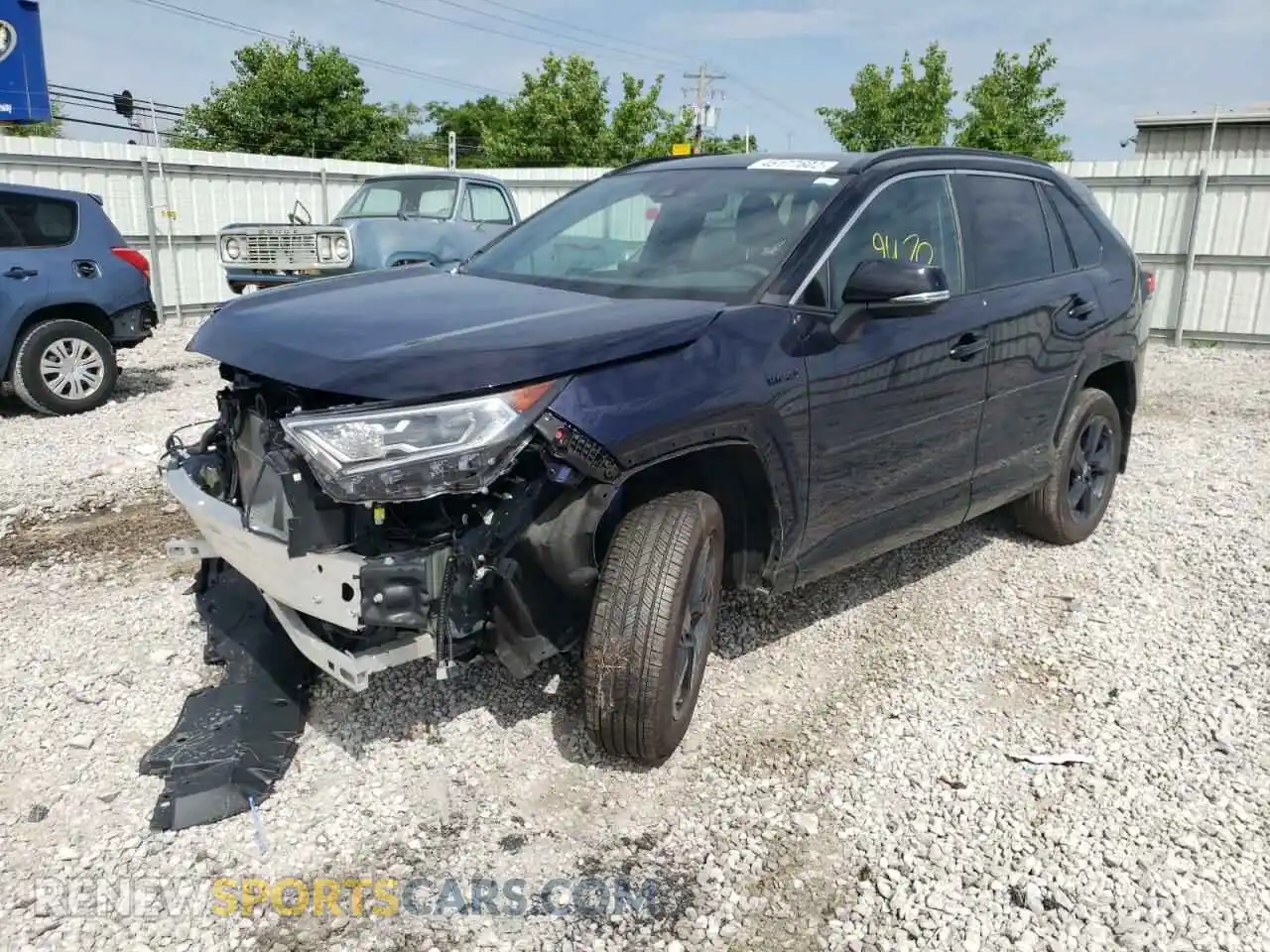 2 Photograph of a damaged car 4T3E6RFV8MU059519 TOYOTA RAV4 2021