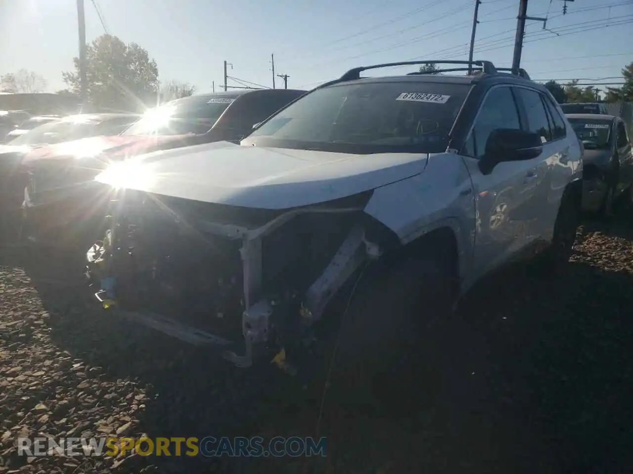 2 Photograph of a damaged car 4T3E6RFV8MU061447 TOYOTA RAV4 2021
